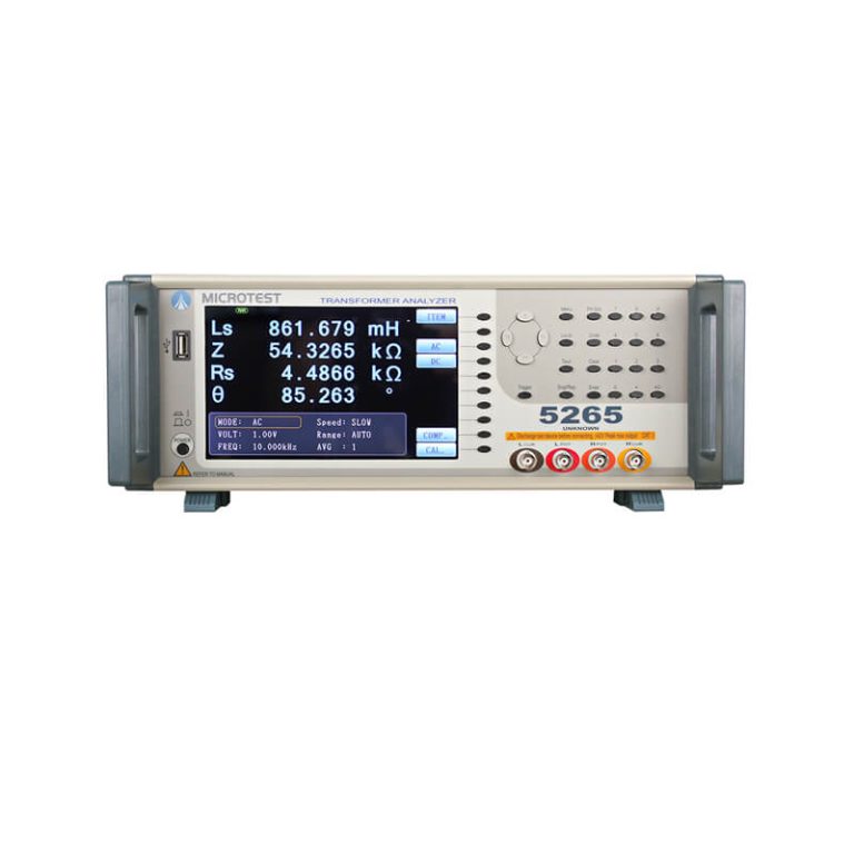 5265 transformer tester, test frequency is 10Hz~200kHz, 20 test points.